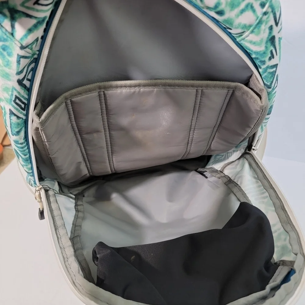 High Sierra Teal Blue/White/Green Backpack Back To School Unisex One Size